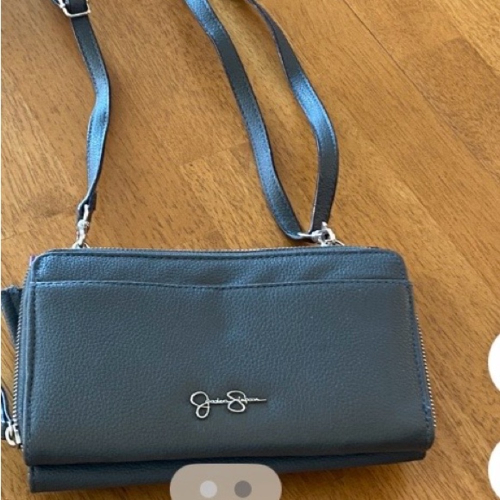 Jessica Simpson Charcoal Crossbody Bag